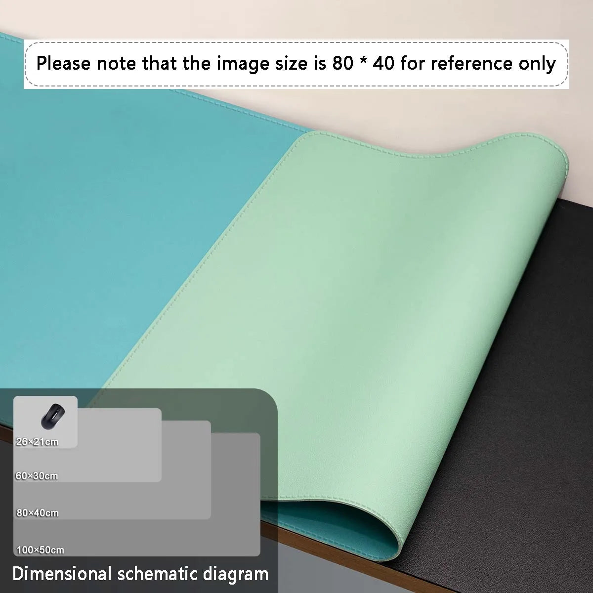 Premium PU Leather Desk Mat