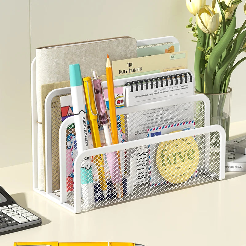 Metal Mesh Desk Organizer