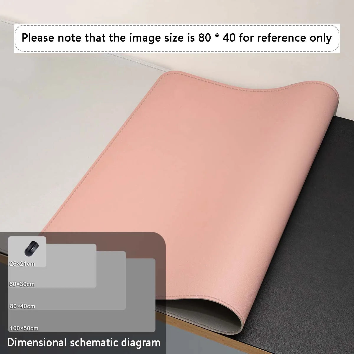 Premium PU Leather Desk Mat