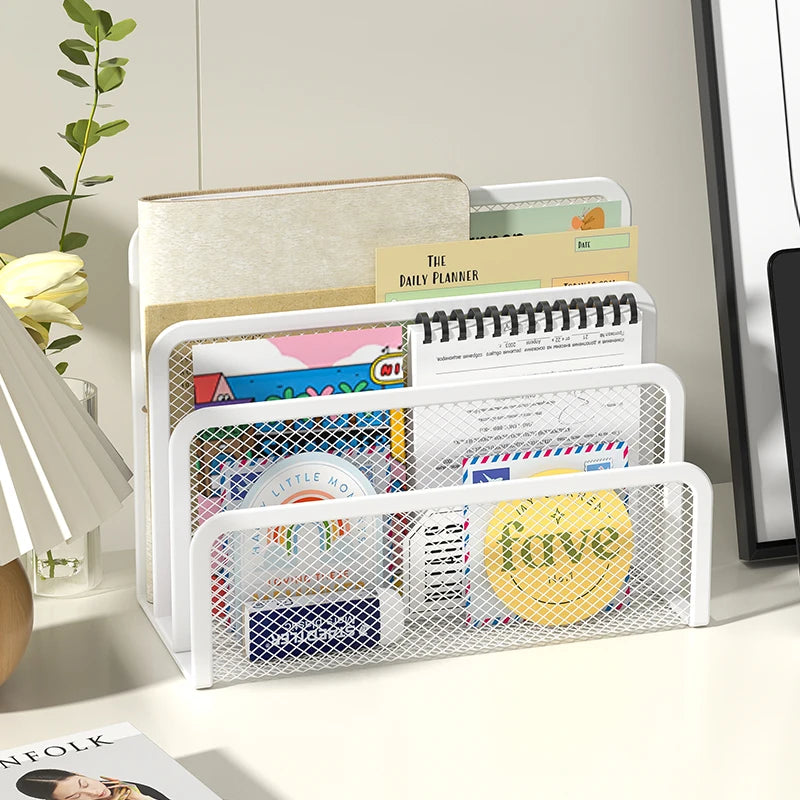 Metal Mesh Desk Organizer