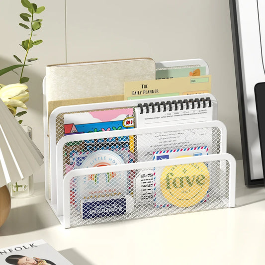Metal Mesh Desk Organizer